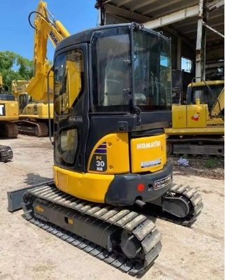 3000 KG tweedehands Komatsu PC30 Gebruikte graafmachine met originele klep in goede staat