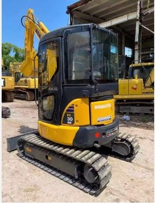 3000 KG tweedehands Komatsu PC30 Gebruikte graafmachine met originele klep in goede staat