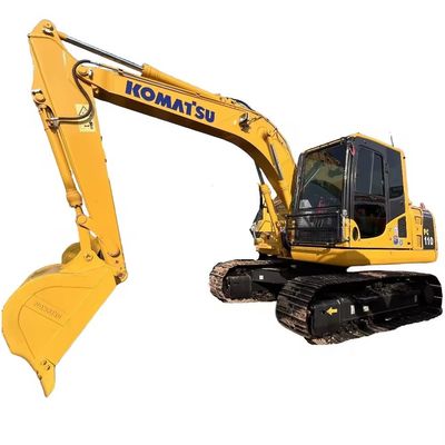 11TON Komatsu graafmachine PC110-7 PC110-8 Gebruikte machine met originele hydraulische pomp