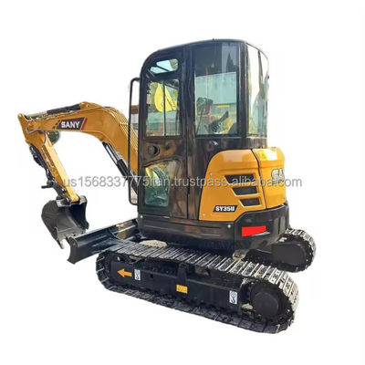 3.8 ton werkgewicht SANY SY35U Gebruikte graafmachine met uitstekende conditie en motor