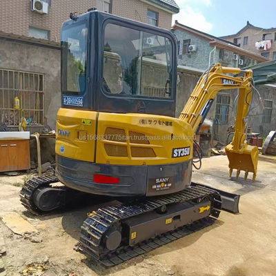 3.8 ton werkgewicht SANY SY35U Gebruikte graafmachine met uitstekende conditie en motor