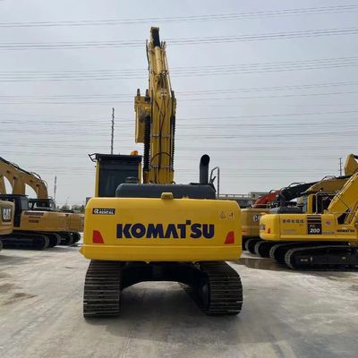 Gebruikte Japanse Komatsu graafmachine PC200 119 kW Originele hydraulische klep in goede staat