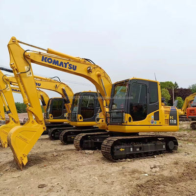 Komatsu PC110-8 graafmachine Gebruikte hydraulische kruipergraafmachine met een emmercapaciteit van 0,48 M3