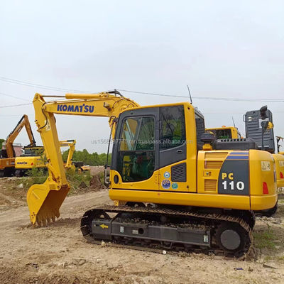 11 ton Gebruikte Komatsu PC110 Hydraulische graafmachine met een emmercapaciteit van 0,48 m3