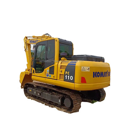 11000 KG Gebruikte Komatsu PC110-8 Hydraulische graafmachine met originele hydraulische pomp