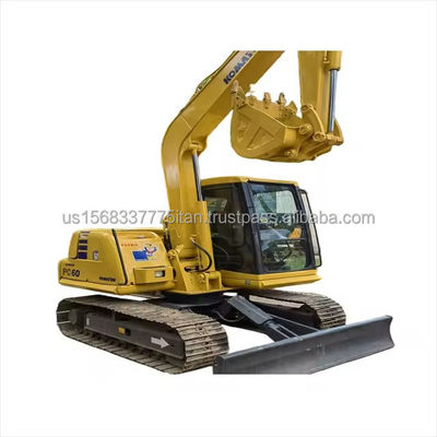 2016 Komatsu PC60 Gebruikte graafmachine Hydraulische graafmachine Crawler originele Hydraulische klep