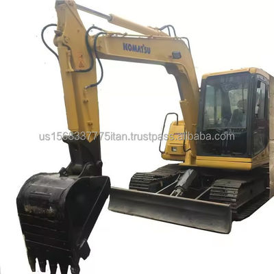 Mini Komatsu PC60 hydraulische graafmachine met originele hydraulische pomp en lage werktijden