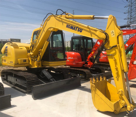 Mini Komatsu PC60 hydraulische graafmachine met originele hydraulische pomp en lage werktijden