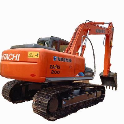 Hitachi ZX200 graafmachine met originele hydraulische pomp en voldoende voorraad klaar voor verzending